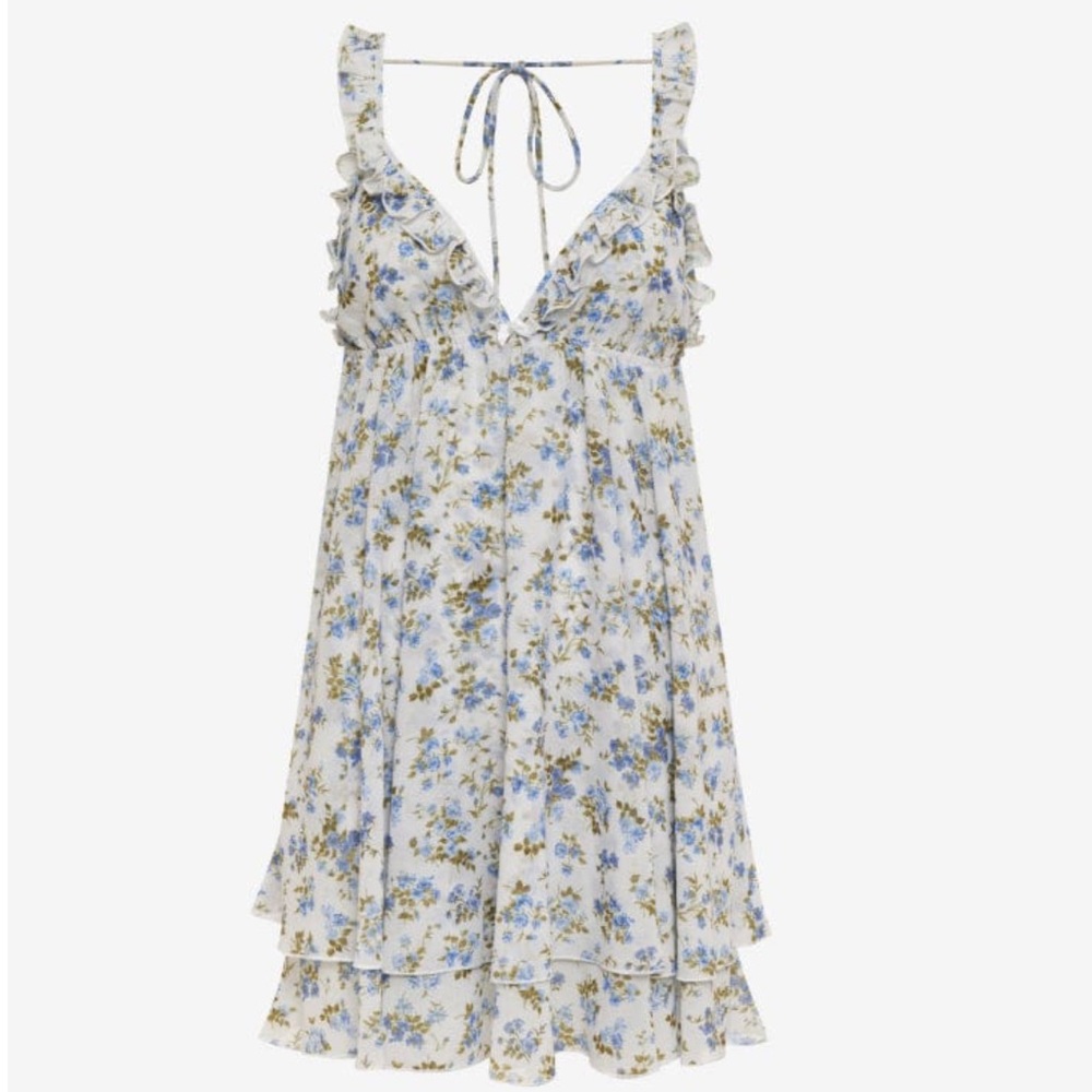 Rumored Secret Garden Floral Mini Dress - Picture 3 of 9